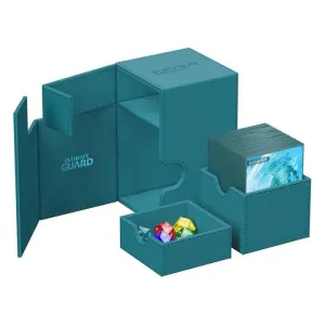 ULTIMATE GUARD FLIP`N`TRAY 100+ XENOSKIN MONOCOLOR GASOLINA AZUL