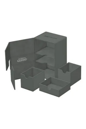 ULTIMATE GUARD TWIN FLIP`N`TRAY 160+ XENOSKIN MONOCOLOR GRIS