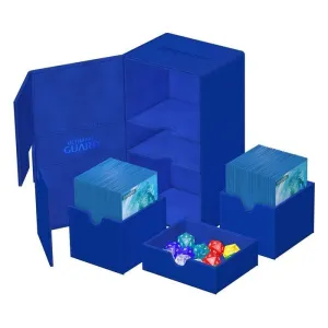 ULTIMATE GUARD TWIN FLIP`N`TRAY 200+ XENOSKIN MONOCOLOR AZUL