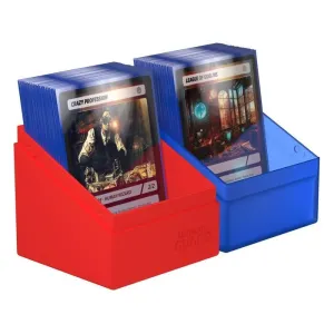 ULTIMATE GUARD BOULDER DECK CASE 100+ SYNERGY AZUL/ROJO