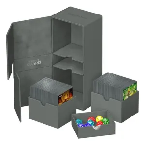 ULTIMATE GUARD TWIN FLIP`N`TRAY 266+ XENOSKIN GRIS