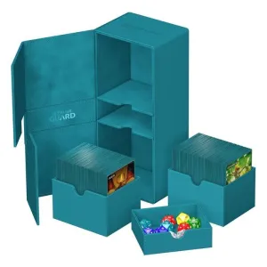 ULTIMATE GUARD TWIN FLIP`N`TRAY 266+ XENOSKIN GASOLINA AZUL