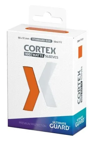 ULTIMATE GUARD CORTEX SLEEVES TAMAÑO ESTÁNDAR NARANJA MATE (100)