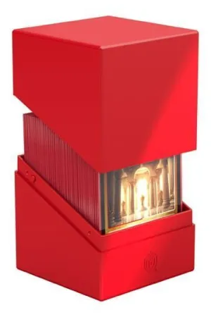 ULTIMATE GUARD BOULDER DECK CASE 100+ SOLID ROJO