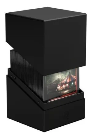 ULTIMATE GUARD BOULDER DECK CASE 100+ SOLID NEGRO