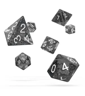 OAKIE DOAKIE DADOS RPG SET DE 7 SPECKLED NEGRO