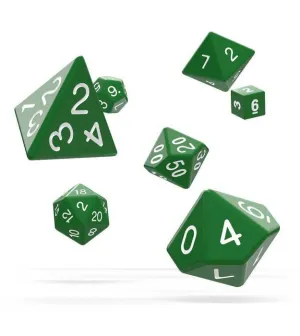 OAKIE DOAKIE DADOS RPG SET DE 7 SOLID VERDE