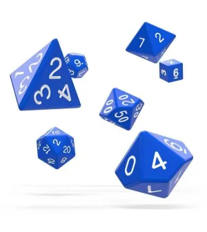 OAKIE DOAKIE DADOS RPG SET DE 7 SOLID AZUL