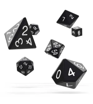 OAKIE DOAKIE DADOS RPG SET DE 7 SOLID NEGRO