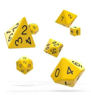 OAKIE DOAKIE DADOS RPG SET DE 7 SOLID AMARILLO