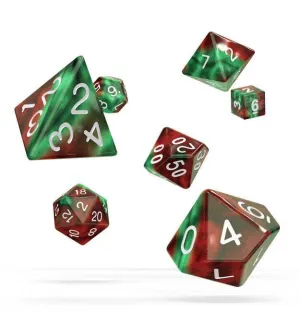 OAKIE DOAKIE DADOS RPG SET DE 7 GEMIDICE BLOODY JUNGLE