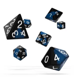 OAKIE DOAKIE DADOS RPG SET DE 7 GLOW IN THE DARK DEEP OCEAN
