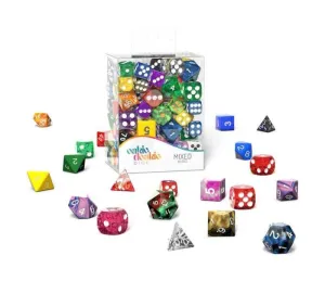 OAKIE DOAKIE DADOS 12 MM, 16 MM RPG-SET RETAIL PACK MIXED