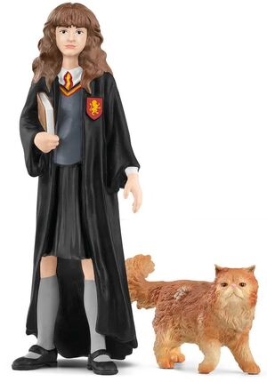 HARRY POTTER FIGURA HERMIONE GRANGER & CROOKSHANKS