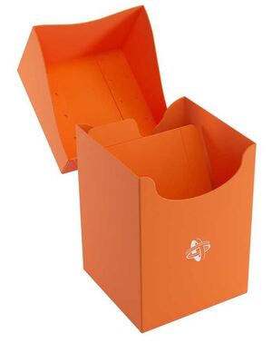 GAMEGENIC: DECK HOLDER 100+ ORANGE                                         