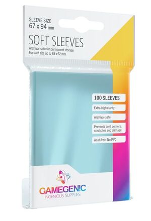 GAMEGENIC: SOFT SLEEVES PACK (100)                                          