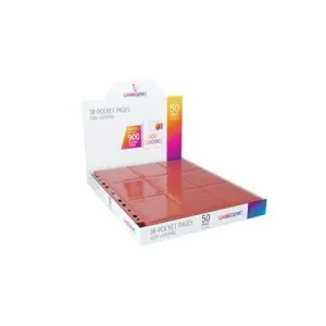 GAMEGENIC: SIDELOADING 18-POCKET PAGES DISPLAY RED (50) GAMEGENIC: SIDELOADING 18-POCKET PAGES DISPLAY RED (50)