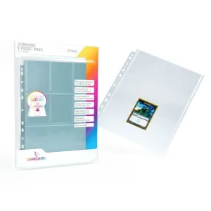 GAMEGENIC: ULTRASONIC 9-POCKET PAGES TOPLOADING PACK (10) GAMEGENIC: ULTRASONIC 9-POCKET PAGES TOPLOADING PACK (10)