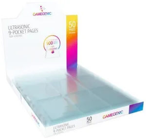 GAMEGENIC: ULTRASONIC 9-POCKET PAGES TOPLOADING DISPLAY (50) GAMEGENIC: ULTRASONIC 9-POCKET PAGES TOPLOADING DISPLAY (50)