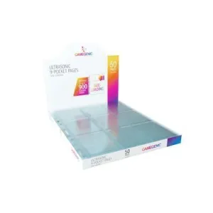 GAMEGENIC: ULTRASONIC 9-POCKET PAGES SIDELOADING DISPLAY (50) GAMEGENIC: ULTRASONIC 9-POCKET PAGES SIDELOADING DISPLAY (50)