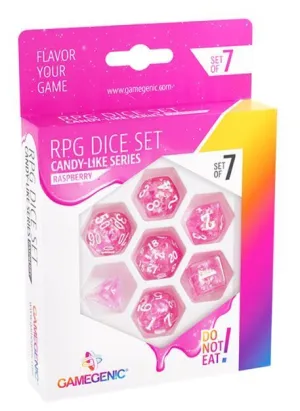GAMEGENIC: RASBERRY RPG DICE SET (7PCS)