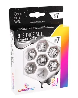 GAMEGENIC: BLACKBERRY RPG DICE SET (7PC)