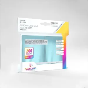 GAMEGENIC: VALUE PACK STANDARD SLEEVES (200)                               