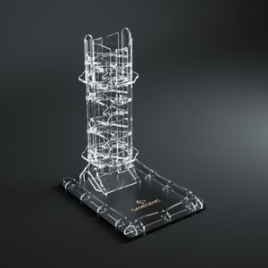 GAMEGENIC: CRYSTAL TWISTER PREMIUM DICE TOWER