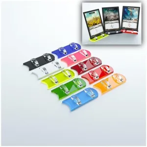 CARD STANDS SET 10X MULTICOLOR