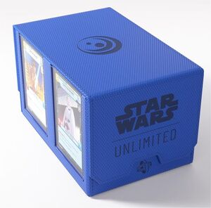STAR WARS UNLIMITED GAMEGENIC DOUBLE DECK POD BLUE