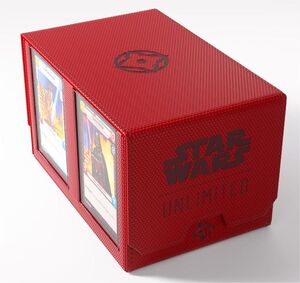 STAR WARS UNLIMITED GAMEGENIC DOUBLE DECK POD RED
