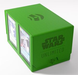 STAR WARS UNLIMITED GAMEGENIC DOUBLE DECK POD GREEN