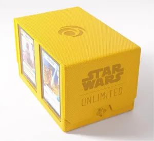 STAR WARS UNLIMITED GAMEGENIC DOUBLE DECK POD YELLOW