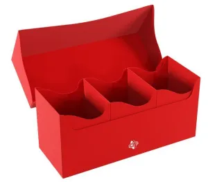 GAMEGENIC: TRIPLE DECK HOLDER 300+ XL RED