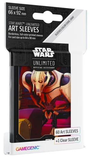 STAR WARS UNLIMITED GAMEGENIC ART SLEEVES GENERAL GRIEVOUS