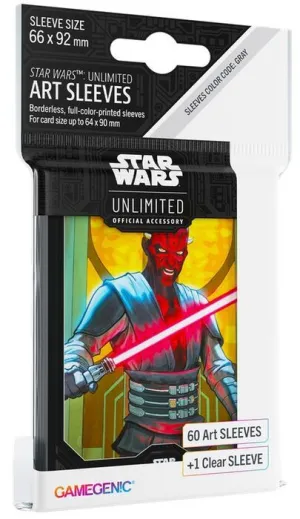 STAR WARS UNLIMITED GAMEGENIC ART SLEEVES DARTH MAUL