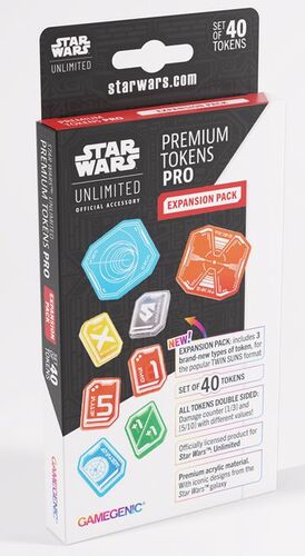 STAR WARS UNLIMITED GAMEGENIC PREMIUM TOKENS PRO EXPANSION