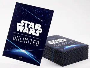 STAR WARS UNLIMITED GAMEGENIC ART SLEEVES CARD BACK BLUE