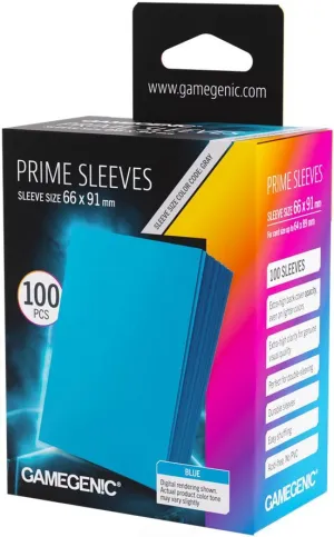 GAMEGENIC FUNDAS PRIME SLEEVES BLUE 66X91 (100)