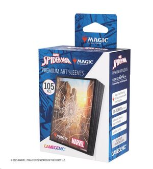 MAGIC: THE GATHERING MARVEL'S SPIDERMAN FUNDA SLEEVES SPIDERMAN PLAINS