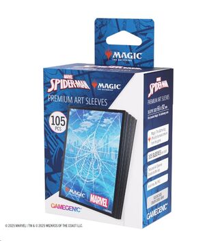 MAGIC: THE GATHERING MARVEL'S SPIDERMAN FUNDA SLEEVES SPIDERMAN ISLAND