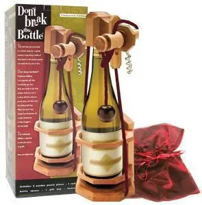 PUZZLE SIN ROMPER LA BOTELLA - SACACORCHOS                                 