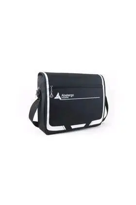 ASSASSINS CREED BOLSA BANDOLERA NEGRA ABSTERGO INDUSTRIES                  