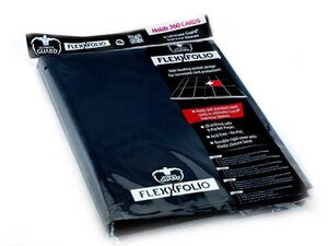 ULTIMATE GUARD 9-POCKET FLEXFOLIO CARPETA PARA CARTAS NEGRO                