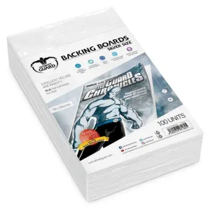 ULTIMATE GUARD COMIC BACKING BOARDS SILVER SIZE (100)