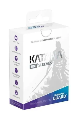 ULTIMATE GUARD KATANA SLEEVES FUNDAS CARTAS ESTANDAR BLANCO (100) 66X91    