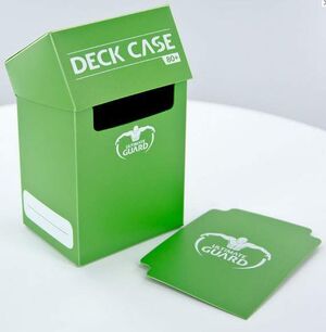 ULTIMATE GUARD DECK CASE 80+ CAJA CARTAS ESTANDAR VERDE                    