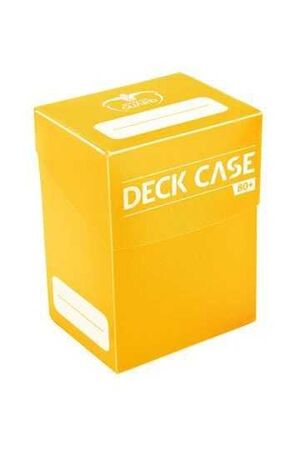 ULTIMATE GUARD DECK CASE 80+ CAJA CARTAS ESTANDAR AMARILLO                 