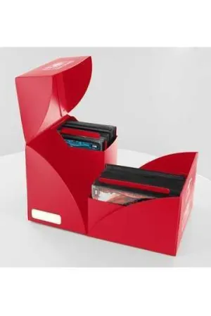 ULTIMATE GUARD TWIN DECK CASE 160+ CAJA CARTAS ESTANDAR ROJO               