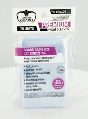 ULTIMATE GUARD PREMIUM SLEEVES FUNDAS JUEGO MESA 64X102 MM (KORYO) ULTIMATE GUARD PREMIUM SLEEVES FUNDAS JUEGO MESA 64X102 MM (KORYO)